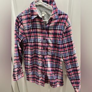 LL Bean Fleece Lined Flannel